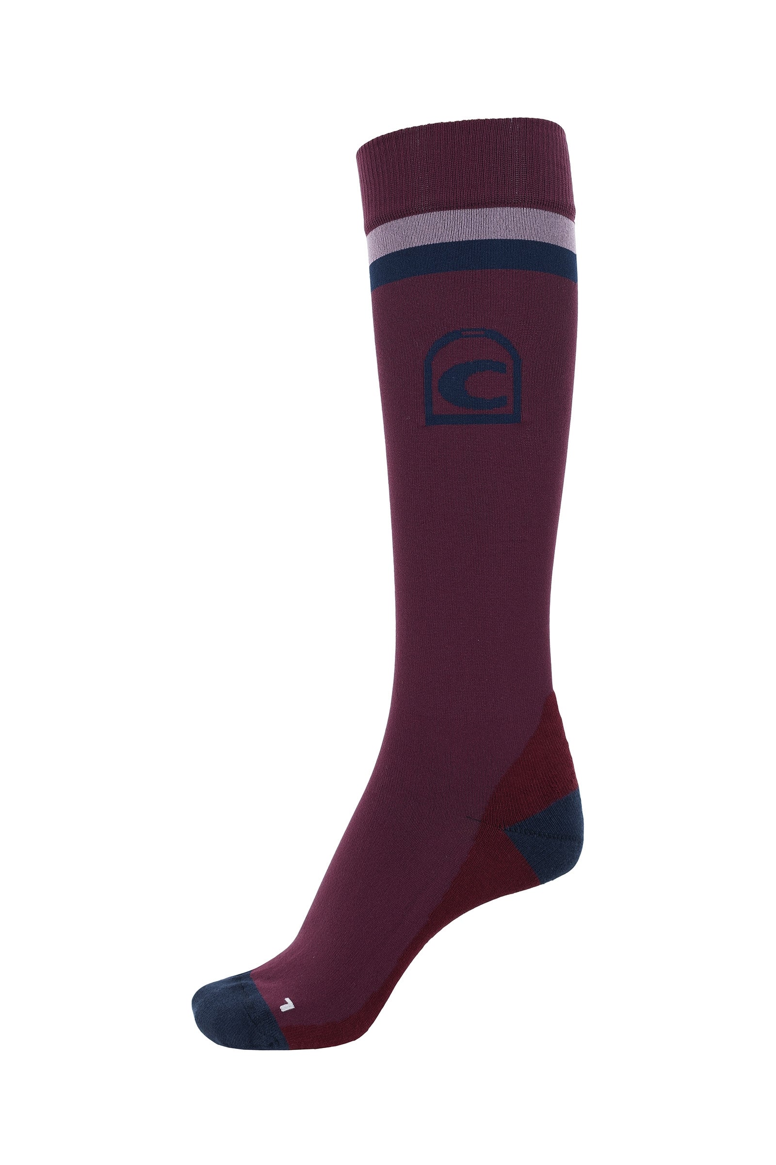 CAVALSURINA Riding Socks Wine Red 40