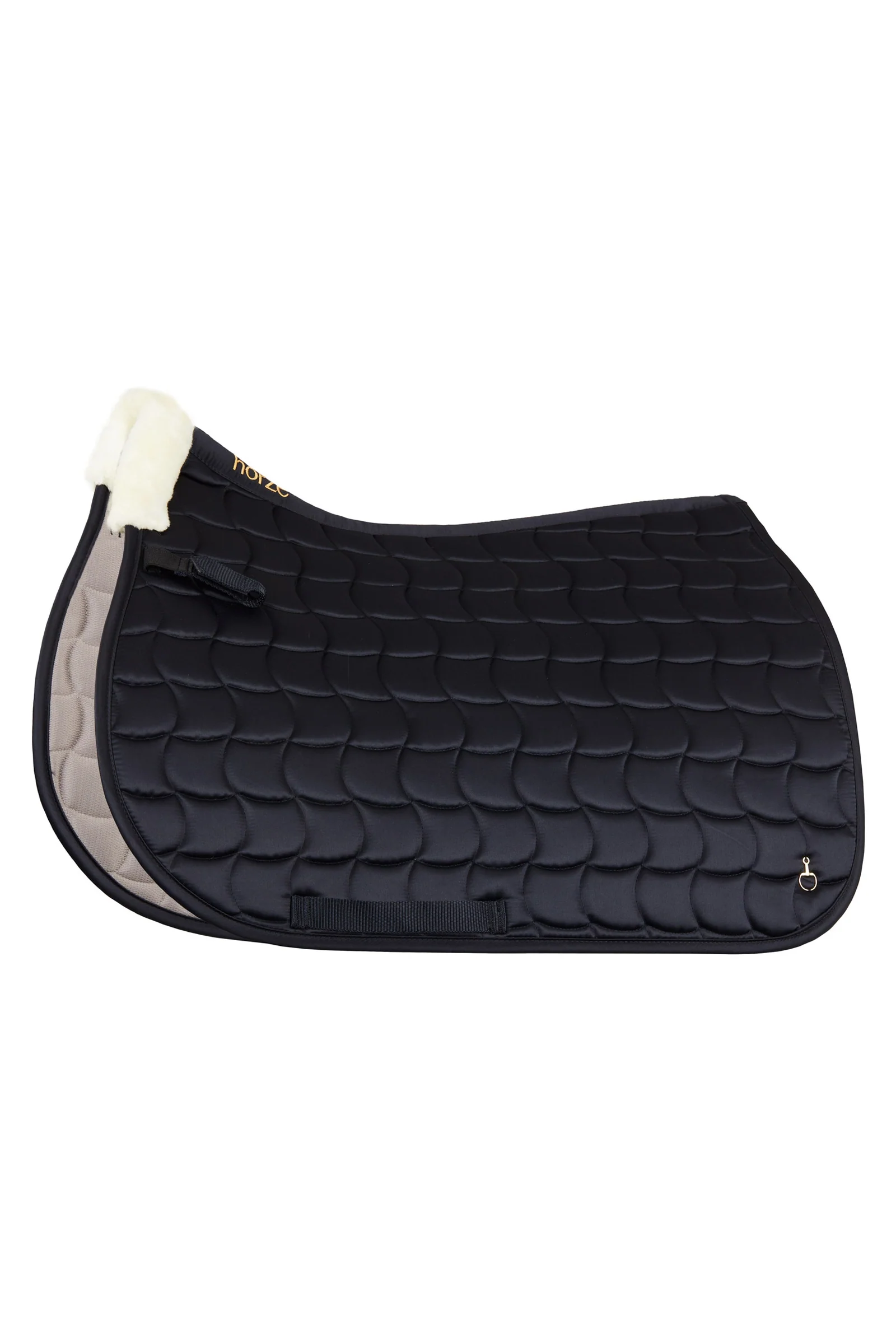 Houston kombineret sadelunderlag med kunstpels Dark Navy P