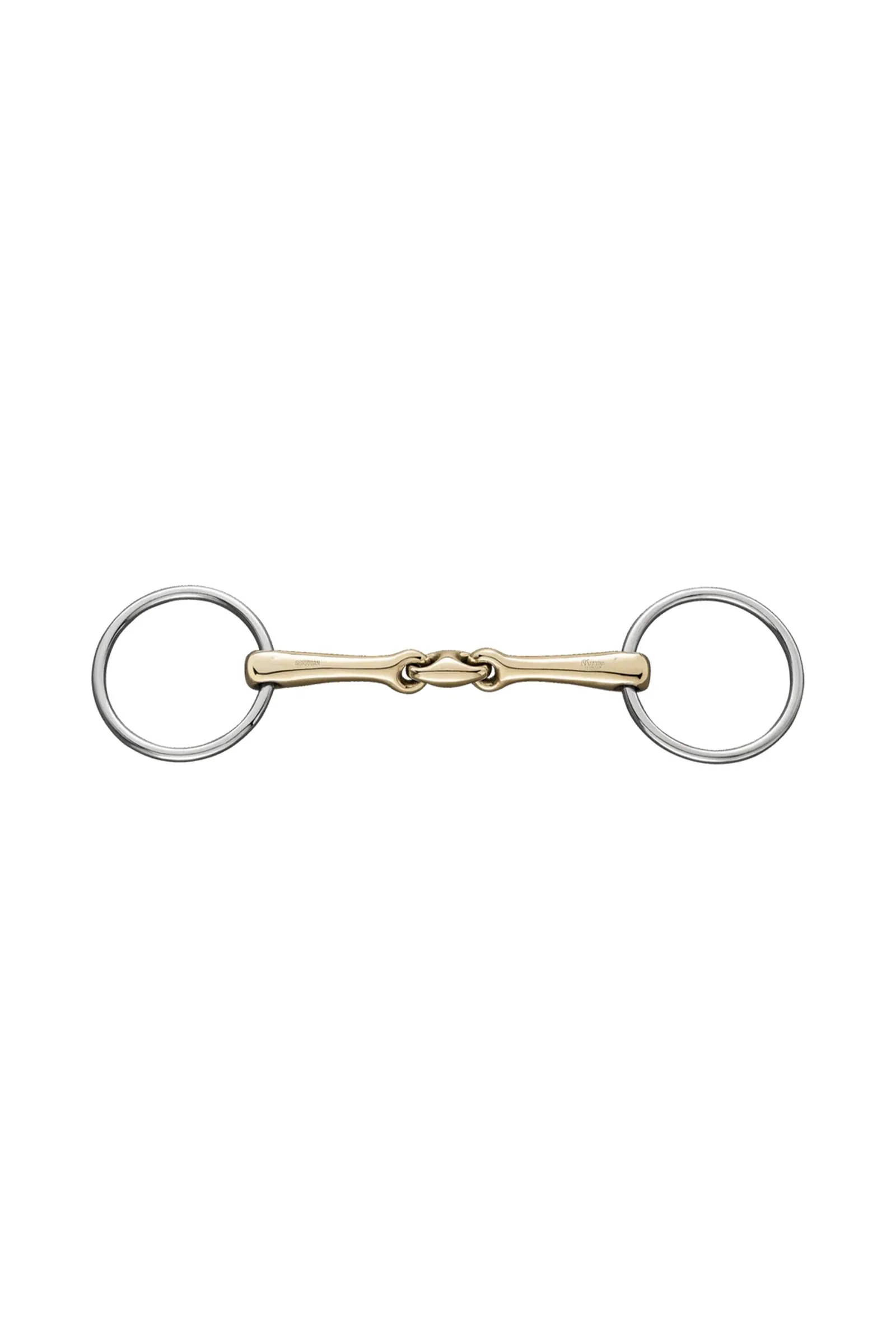 KK Ultra løse ringe trensebid, dobbeltleddet, 12 mm, Sensogan Metall 135 mm