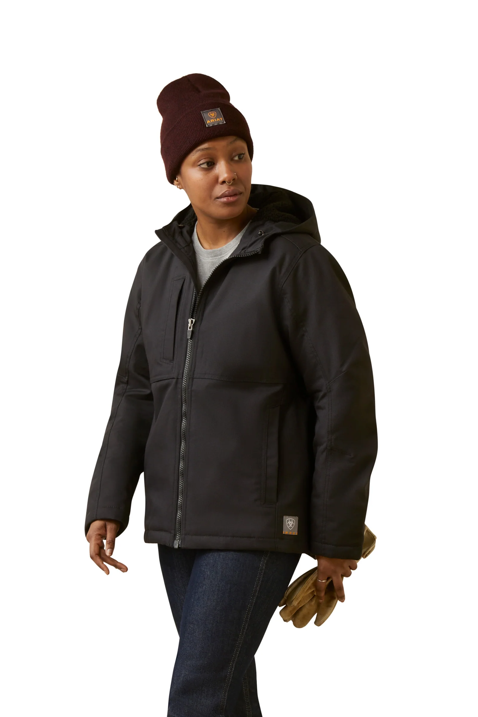 Rebar DuraCanvas Insulated Dame isoleret jakke Black XS