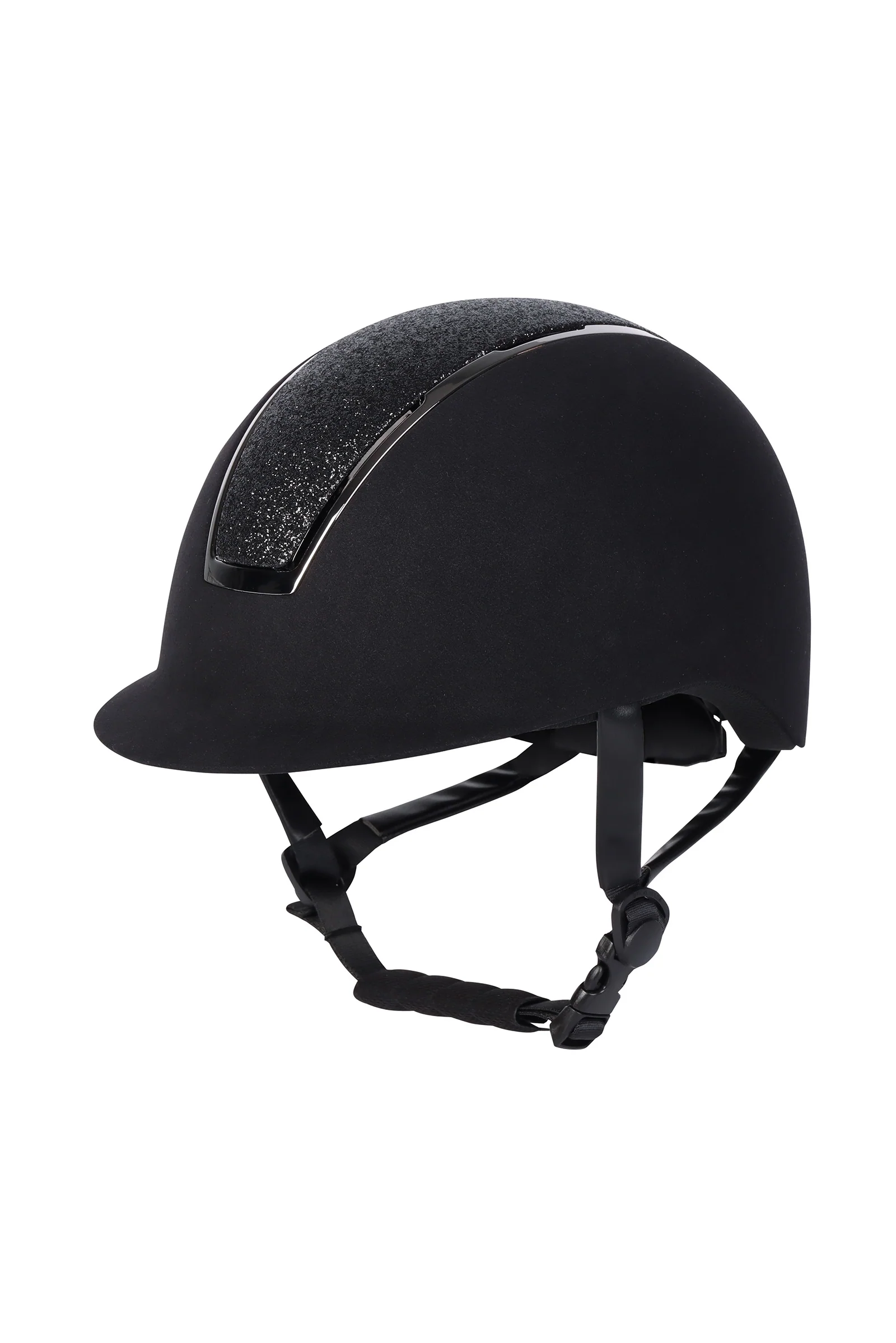 Regal Velvet Sparkle Riding Helmet Black 52-54
