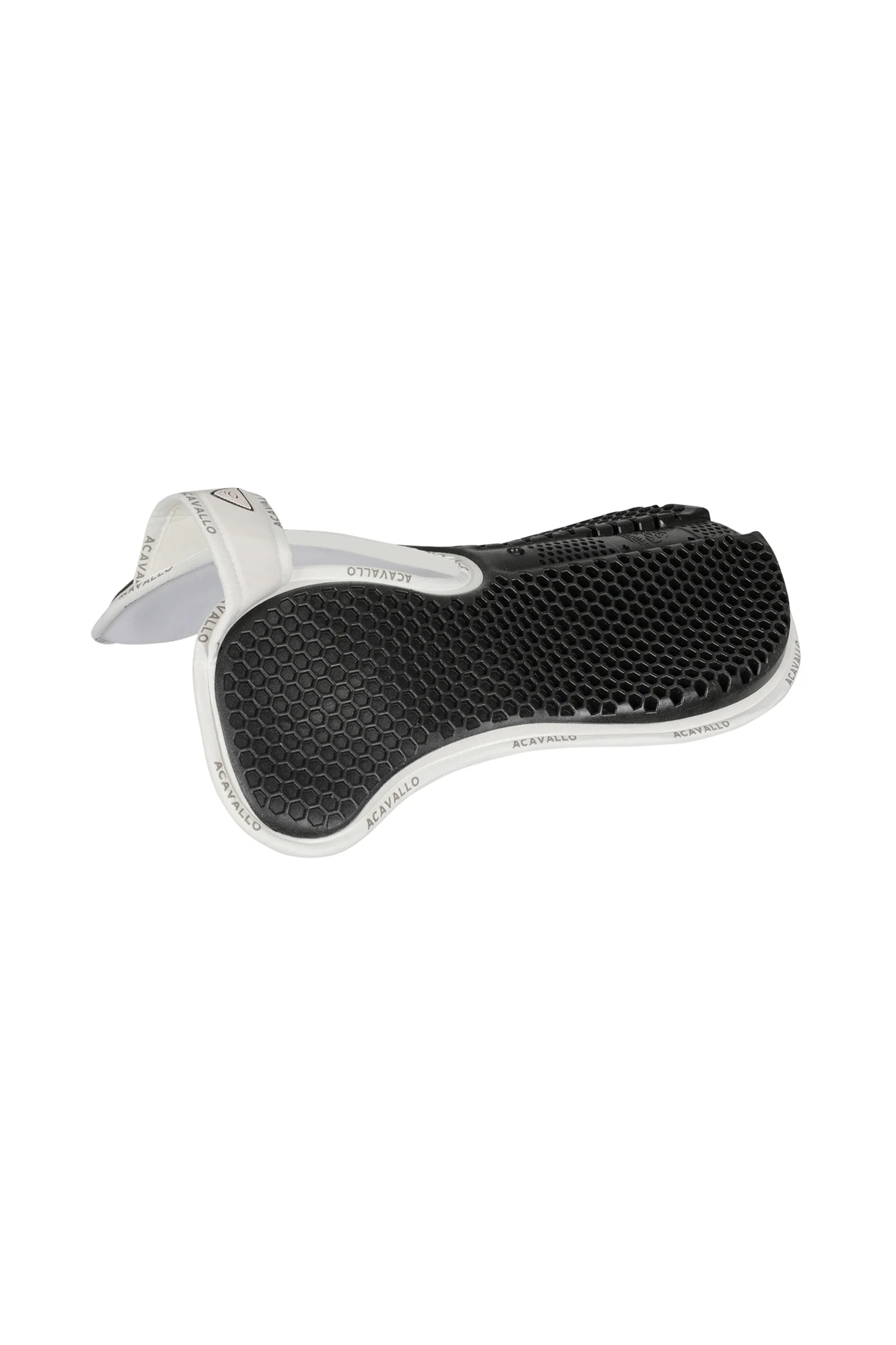 Manfri Hexagonalt Gelunderlag Memory Foam med Bagforhøjning White Én størrelse